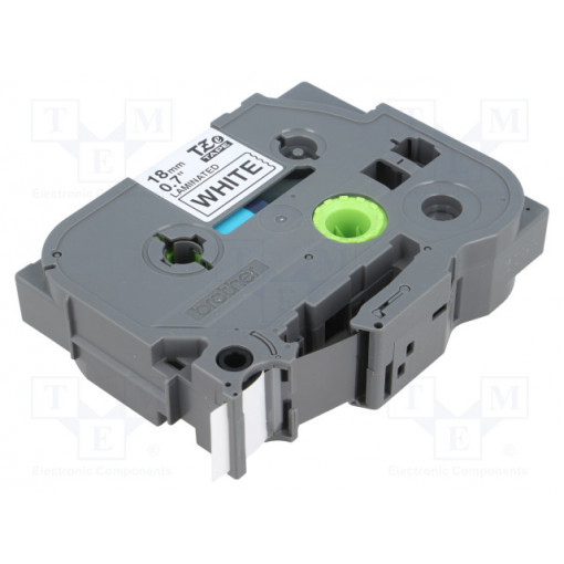 TZE-241; Tape; Width: 18mm; Colour: white; Character colour: black; L: 8m; BROTHER