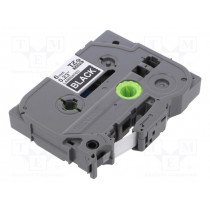 TZE-315; Tape; Width: 6mm; Colour: black; Character colour: white; L: 8m; BROTHER
