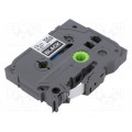 TZE-335; Tape; Width: 12mm; Colour: black; Character colour: white; L: 8m; BROTHER