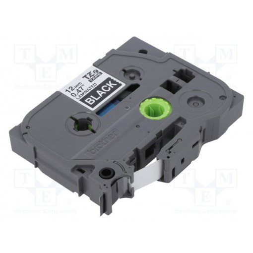 TZE-335; Tape; Width: 12mm; Colour: black; Character colour: white; L: 8m; BROTHER