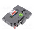 TZE-421; Tape; Width: 9mm; Colour: red; Character colour: black; L: 8m; BROTHER