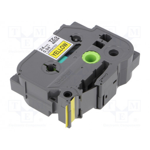 TZE-651; Tape; Width: 24mm; Colour: yellow; Character colour: black; L: 8m; BROTHER