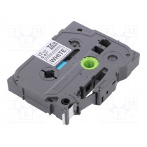 TZE-S231; Tape; Width: 12mm; Colour: white; Character colour: black; L: 8m; BROTHER