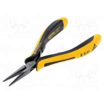 3-685-15; Pliers; precision,half-rounded nose; ESD; 140mm; BERNSTEIN