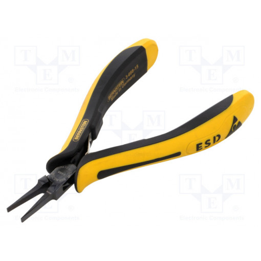 3-688-15; Pliers; precision,flat; ESD; 130mm; BERNSTEIN