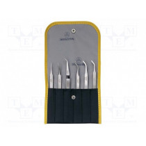 5-050; Kit: tweezers; Pcs: 6; SMD; Package: case; BERNSTEIN