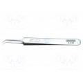 5-052; Tweezers; 110mm; for precision works; Blades: narrow,curved; BERNSTEIN