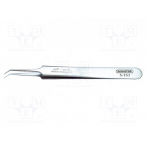 5-052; Tweezers; 110mm; for precision works; Blades: narrow,curved; BERNSTEIN