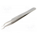 5-054; Tweezers; 120mm; for precision works; Blades: narrow,curved; BERNSTEIN
