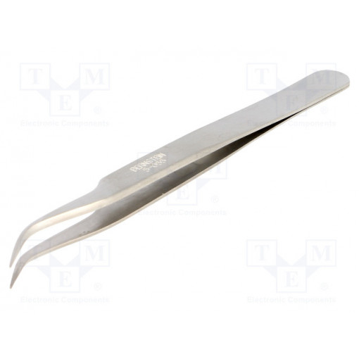 5-055; Tweezers; 120mm; for precision works; Blades: narrow,curved; BERNSTEIN