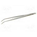 5-107; Tweezers; 150mm; for precision works; Blades: curved; BERNSTEIN 5-107; Tweezers; 150mm; for precision works; Blades: curved; BERNSTEIN