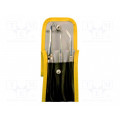 5-110; Kit: tweezers; Pcs: 3; Package: case; BERNSTEIN 5-110; Kit: tweezers; Pcs: 3; Package: case; BERNSTEIN