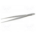 5-121; Tweezers; 120mm; for precision works; Blades: straight; BERNSTEIN 5-121; Tweezers; 120mm; for precision works; Blades: straight; BERNSTEIN