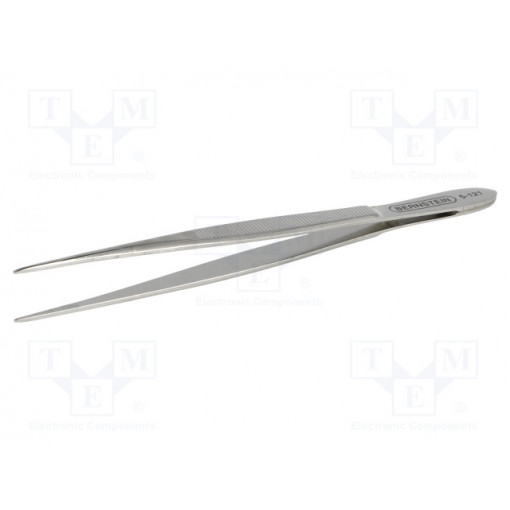 5-121; Tweezers; 120mm; for precision works; Blades: straight; BERNSTEIN