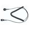9-342-2; Coiled ground cord with press stud; ESD; 2.4m; 25g; BERNSTEIN