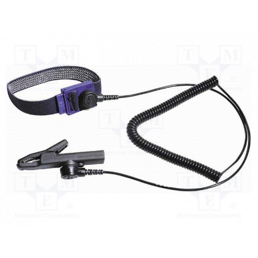 9-342; Wristband; ESD; Leng.after stretch: 2.4m; 4mm; 60g; BERNSTEIN