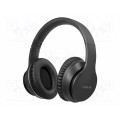 BT0053; Bluetooth headphones; black; Jack 3,5mm; Bluetooth 5.0; 32Ω; 15h; LOGILINK