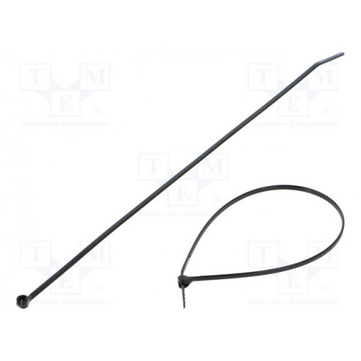 BT2M-M0; Cable tie; with a metal clasp; L: 201mm; W: 2.4mm; polyamide; 80N; PANDUIT