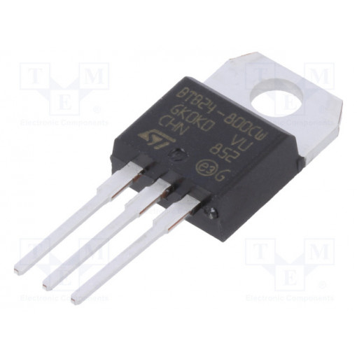 BTB24-800CWRG; Triac; 800V; 25A; 35mA; THT; TO220AB; STMicroelectronics