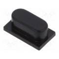 BTN K03 90; Button; 8.5x3.8mm; black; Application: KSA series,KSL series; C&K