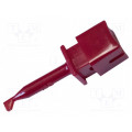 BU-00201-2; Clip-on probe; hook type; 10A; red; Contacts: beryllium copper; MUELLER ELECTRIC