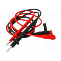 110009; Set of test leads; Inom: 20A; Len: 1.22m; 2x test lead; black,red; MUELLER ELECTRIC