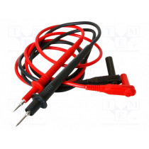 110009; Set of test leads; Inom: 20A; Len: 1.22m; 2x test lead; black,red; MUELLER ELECTRIC 110009; Set of test leads; Inom: 20A; Len: 1.22m; 2x test lead; black,red; MUELLER ELECTRIC