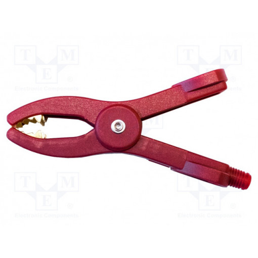 BU-111-2; Red; 50A; Test acces: Kelvin crocodile clip; Contacts: brass; MUELLER ELECTRIC