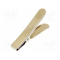 BU-113XPN LARGE; Crocodile clip; 10A; Mat: stainless steel; L: 55.9mm; MUELLER ELECTRIC