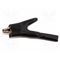 BU-121-0; Crocodile clip; 25A; Grip capac: max.15mm; Overall len: 94mm; MUELLER ELECTRIC