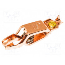 BU-27CG; Crocodile clip; 40A; Grip capac: max.16mm; Overall len: 62mm; MUELLER ELECTRIC