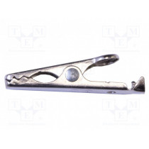 BU-30; Crocodile clip; 5A; Grip capac: max.4.8mm; Overall len: 28mm; MUELLER ELECTRIC