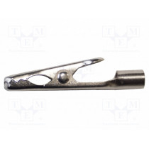 BU-30BL; Crocodile clip; 5A; Grip capac: max.4.8mm; Overall len: 32mm; MUELLER ELECTRIC