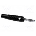 BU-32616-0; Plug; 4mm banana; 24A; 30VAC; 60VDC; black; 60mm; Mounting: screw; MUELLER ELECTRIC