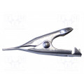 BU-34; Crocodile clip; 5A; Grip capac: max.5.6mm; Overall len: 28mm; MUELLER ELECTRIC
