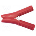 BU-46A-2L; Crocodile clip; 50A; Grip capac: max.29mm; Overall len: 79mm; red; MUELLER ELECTRIC