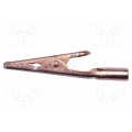 BU-60C; Crocodile clip; 10A; Grip capac: max.7.9mm; Overall len: 50mm; MUELLER ELECTRIC BU-60C; Crocodile clip; 10A; Grip capac: max.7.9mm; Overall len: 50mm; MUELLER ELECTRIC