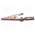 BU-60CS; Crocodile clip; 10A; Grip capac: max.7.9mm; Overall len: 50mm; MUELLER ELECTRIC BU-60CS; Crocodile clip; 10A; Grip capac: max.7.9mm; Overall len: 50mm; MUELLER ELECTRIC