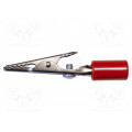 BU-60HS-2; Crocodile clip; 10A; Grip capac: max.7.9mm; Overall len: 58mm; red; MUELLER ELECTRIC BU-60HS-2; Crocodile clip; 10A; Grip capac: max.7.9mm; Overall len: 58mm; red; MUELLER ELECTRIC
