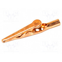 BU-60M; Crocodile clip; 10A; Grip capac: max.7.9mm; Overall len: 51mm; MUELLER ELECTRIC