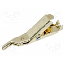 JP-8099; Crocodile clip; 5A; Grip capac: max.25.4mm; Overall len: 66.4mm; MUELLER ELECTRIC