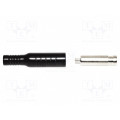 BU-P5167-0; Plug; 4mm banana; 15A; 5kVDC; black; Plating: nickel plated; MUELLER ELECTRIC