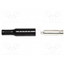 BU-P5167-0; Plug; 4mm banana; 15A; 5kVDC; black; Plating: nickel plated; MUELLER ELECTRIC