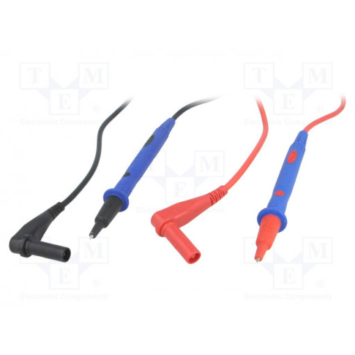 BU-P5519A; Set of test leads; Inom: 10A; Len: 1.2m; red and black; MUELLER ELECTRIC