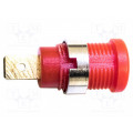 BU-P72913-2; 4mm banana; 36A; 1kV; red; gold-plated; soldered; Insulation: nylon; MUELLER ELECTRIC
