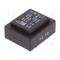 BV EI 301 3587; Transformer: encapsulated; 0.7VA; 230VAC; 9V; 9V; 39mA; 39mA; 44g; HAHN