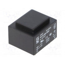 BV EI 302 2007; Transformer: encapsulated; 1.8VA; 230VAC; 12V; 12V; 75mA; 75mA; 70g; HAHN BV EI 302 2007; Transformer: encapsulated; 1.8VA; 230VAC; 12V; 12V; 75mA; 75mA; 70g; HAHN