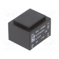 BV EI 303 2513; Transformer: encapsulated; 1.5VA; 380VAC; 12V; 125mA; Mounting: PCB; HAHN BV EI 303 2513; Transformer: encapsulated; 1.5VA; 380VAC; 12V; 125mA; Mounting: PCB; HAHN