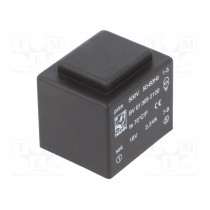 BV EI 305 2100; Transformer: encapsulated; 2.3VA; 500VAC; 18V; 128mA; Mounting: PCB; HAHN