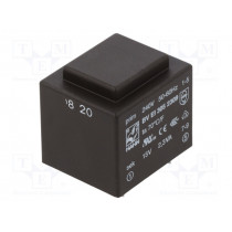 BV EI 305 2309; Transformer: encapsulated; 2.3VA; 240VAC; 15V; 153mA; Mounting: PCB; HAHN
